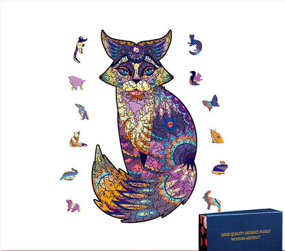 Fashion Halloween Christmas Owl Alien Wooden Jigsaw Puzzle Animal Jigsaw Puzzle