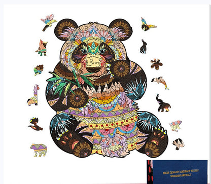 Fashion Halloween Christmas Owl Alien Wooden Jigsaw Puzzle Animal Jigsaw Puzzle