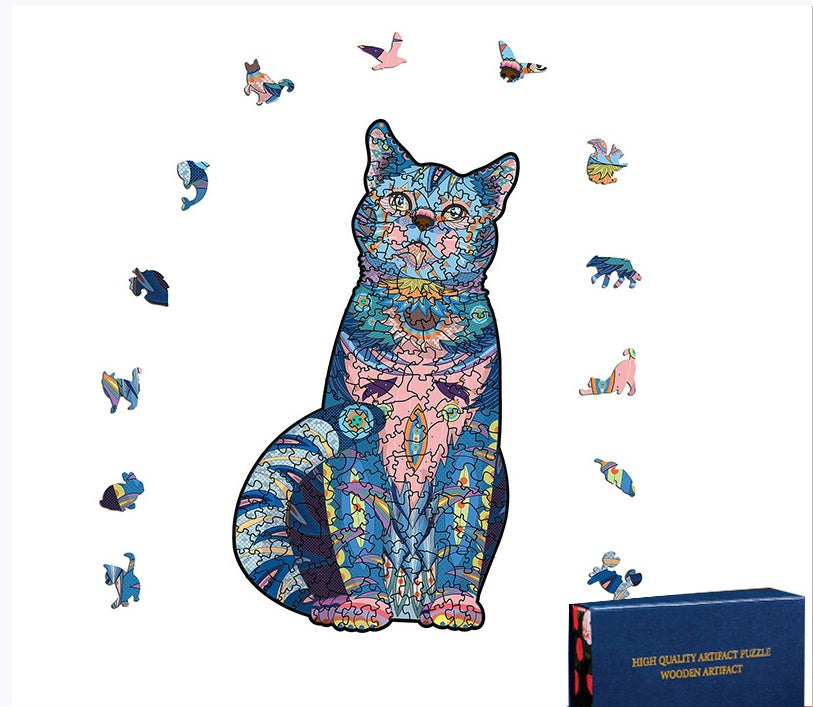 Fashion Halloween Christmas Owl Alien Wooden Jigsaw Puzzle Animal Jigsaw Puzzle