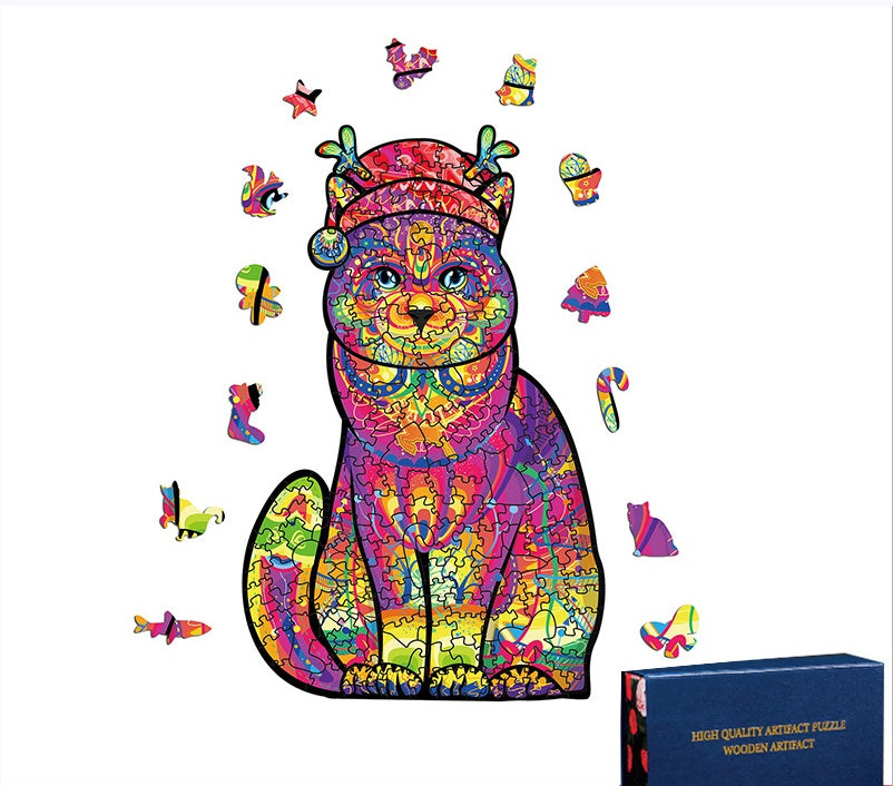 Fashion Halloween Christmas Owl Alien Wooden Jigsaw Puzzle Animal Jigsaw Puzzle