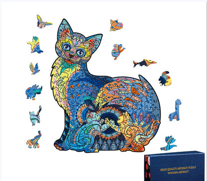 Fashion Halloween Christmas Owl Alien Wooden Jigsaw Puzzle Animal Jigsaw Puzzle
