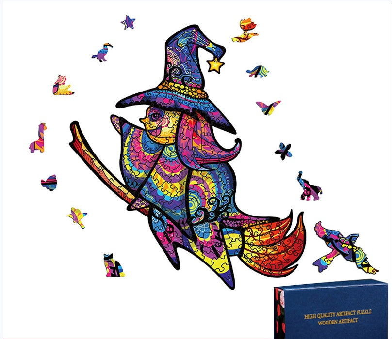 Fashion Halloween Christmas Owl Alien Wooden Jigsaw Puzzle Animal Jigsaw Puzzle