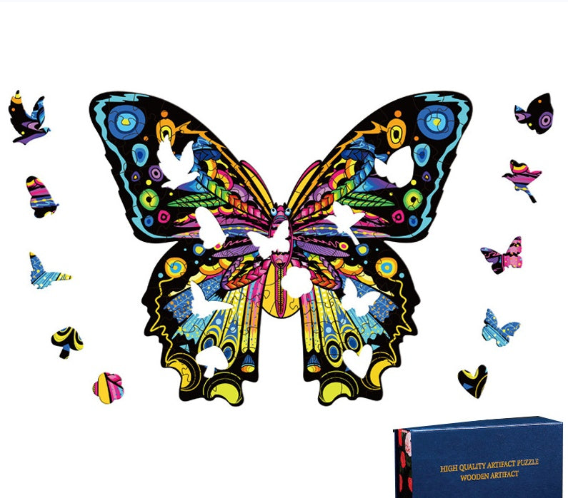 Fashion Halloween Christmas Owl Alien Wooden Jigsaw Puzzle Animal Jigsaw Puzzle