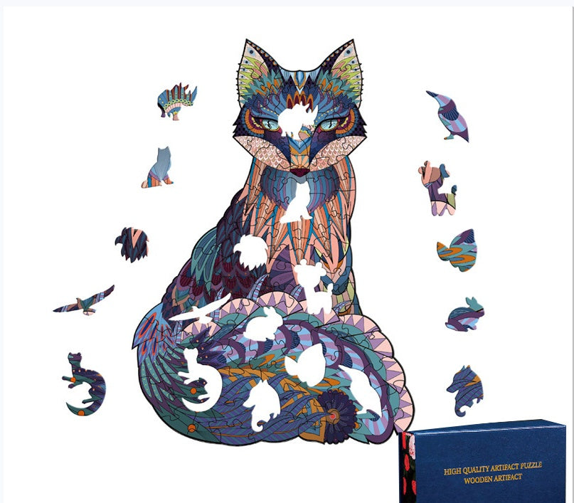 Fashion Halloween Christmas Owl Alien Wooden Jigsaw Puzzle Animal Jigsaw Puzzle