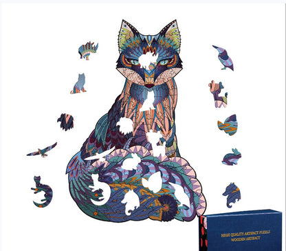 Fashion Halloween Christmas Owl Alien Wooden Jigsaw Puzzle Animal Jigsaw Puzzle