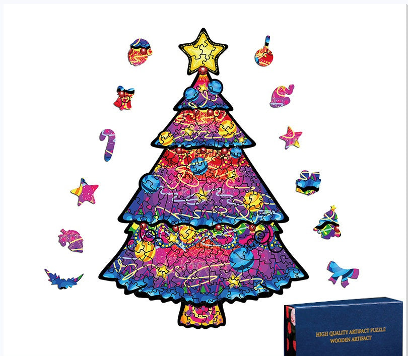 Fashion Halloween Christmas Owl Alien Wooden Jigsaw Puzzle Animal Jigsaw Puzzle